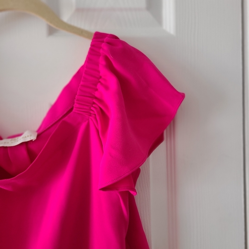 Amanda Uprichard Tie Front Blouse - Picture 3 of 5